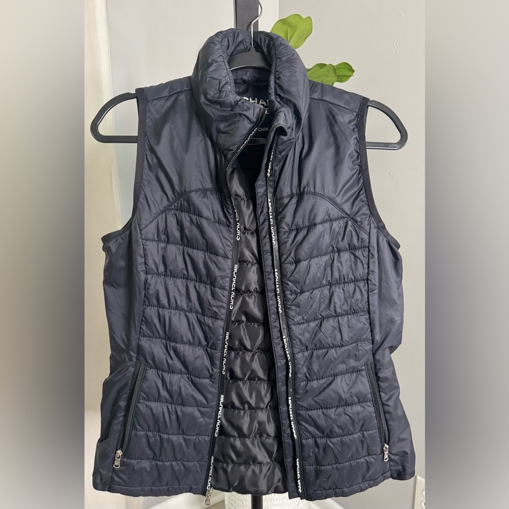 Women's Black Quilted Vest